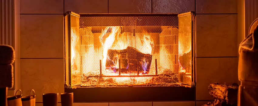Mendota Hearth Landscape Fireplace Installation in East Lake-Orient Park, Florida